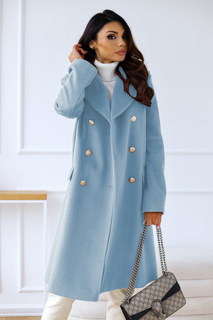 Adelynn | Women’s Long Double-Breasted Statement Coat