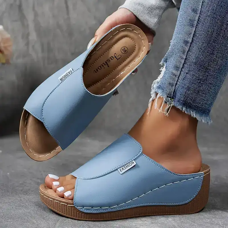 Amy | Women’s Slip-On Wedge Sandals