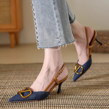 Wynsera | Women’s Pointed Slingback Heels