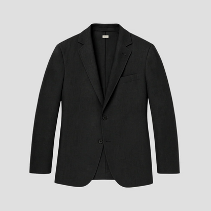 Cavendro | Tailored Cotton Blend Blazer Jacket