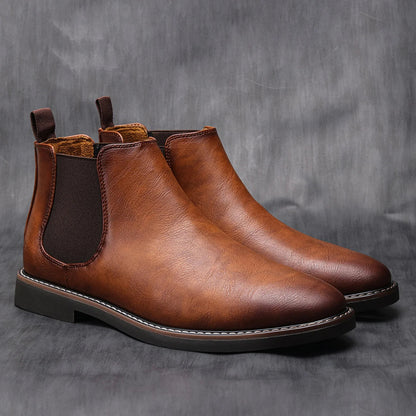 Carmine | Men’s Vegan Leather Chelsea Boots