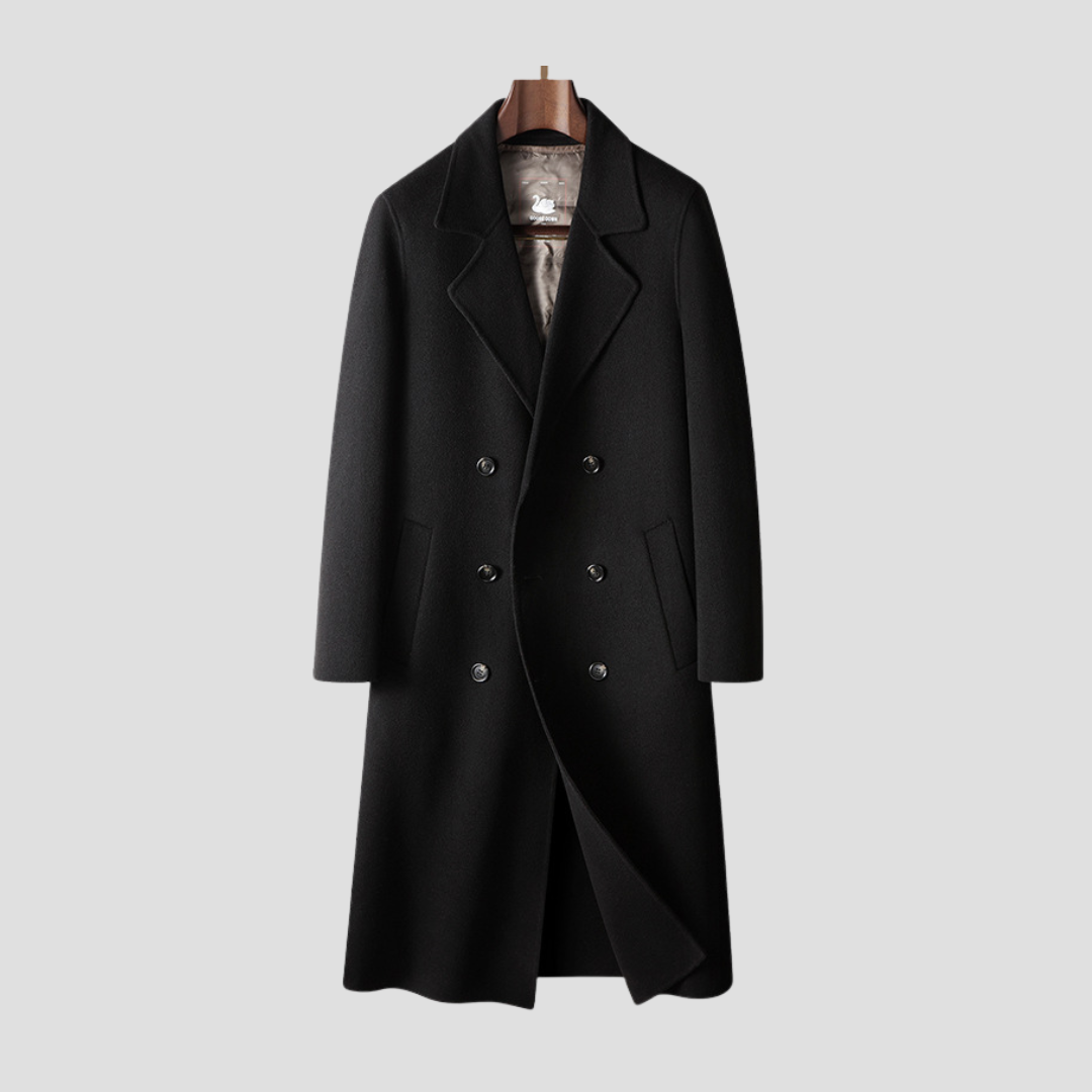 Strathborne | Men’s Double-Breasted Wool Overcoat