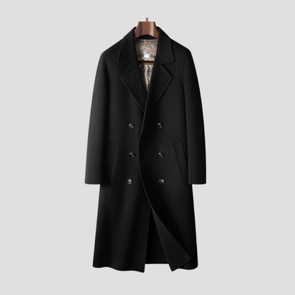 Strathborne | Men’s Double-Breasted Wool Overcoat