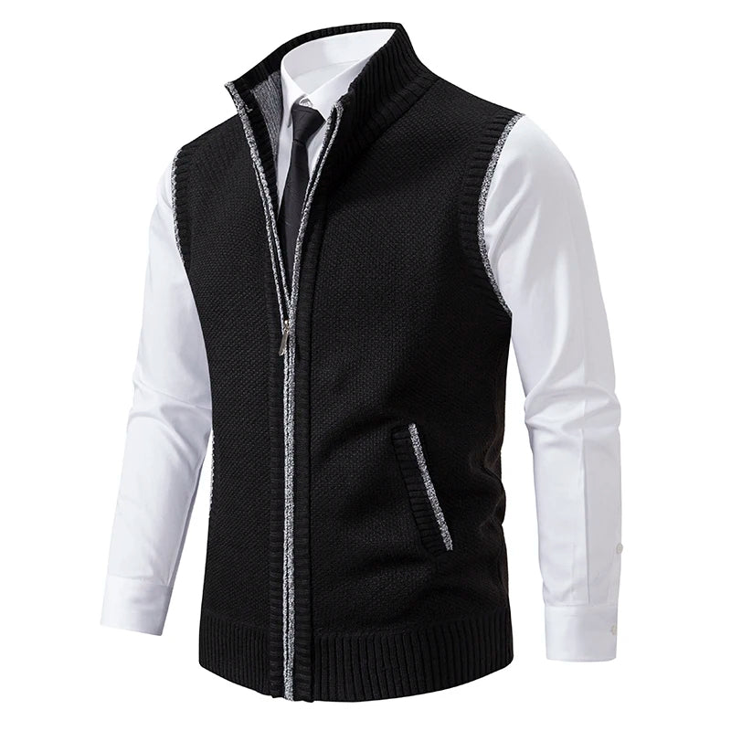 Zylen | Men’s Wool-Blend Knit Vest