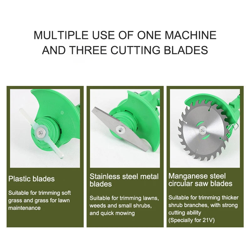 VerdePro | 4-in-1 Cordless Grass Trimmer