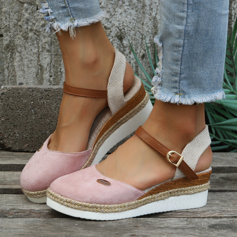 Vionna | Women’s Closed-Toe Platform Espadrilles