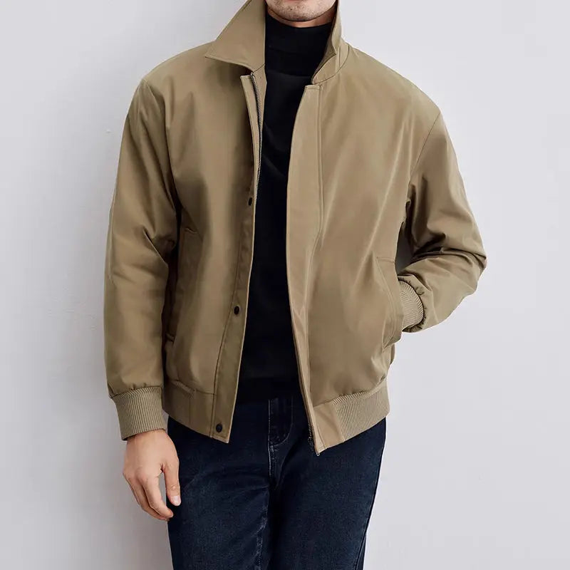 Zephran | Unisex Lightweight Pointed-Collar Jacket