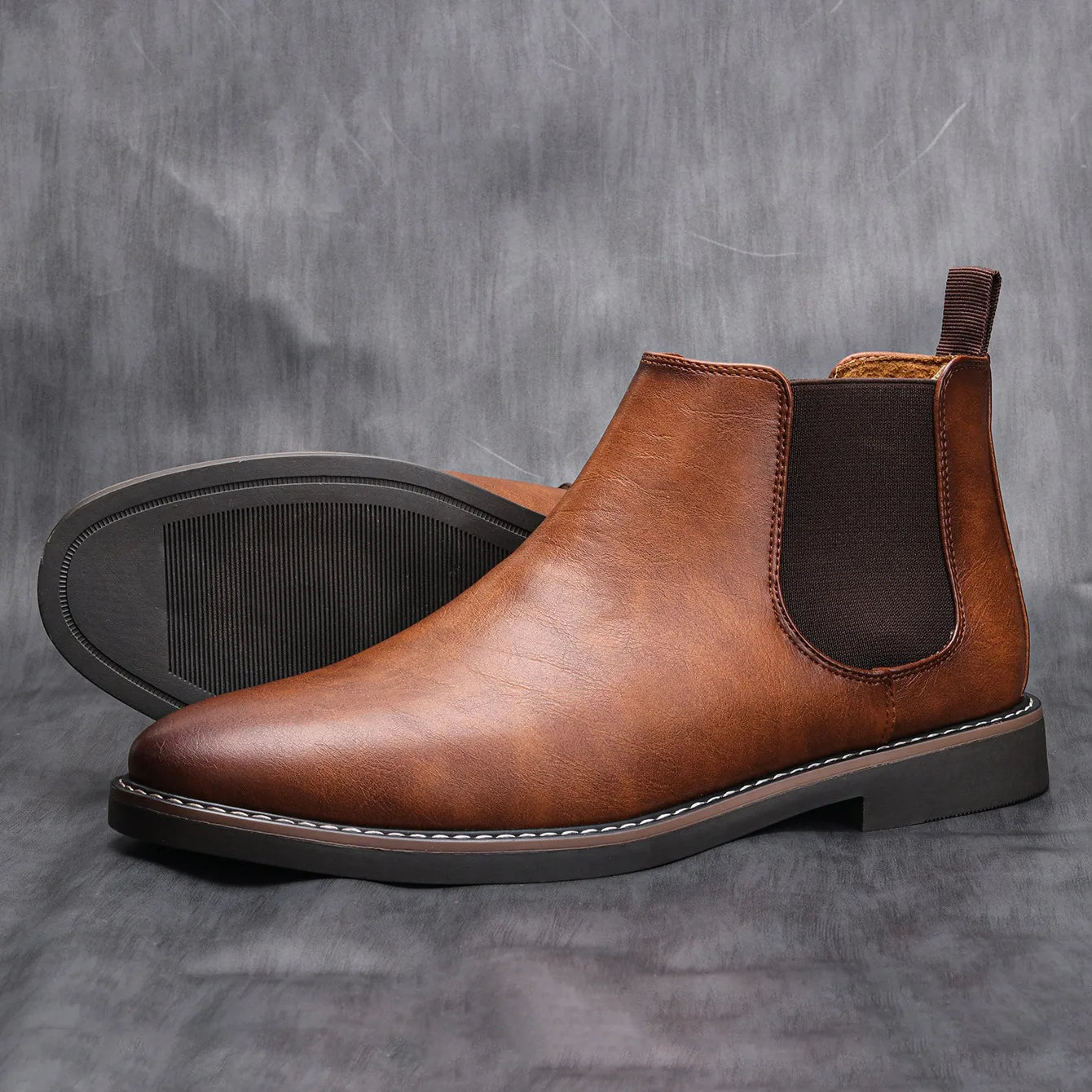 Carmine | Men’s Vegan Leather Chelsea Boots