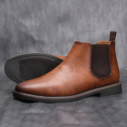 Carmine | Men’s Vegan Leather Chelsea Boots