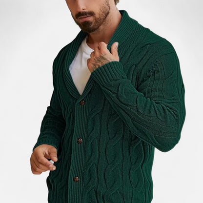 Tavaro | Men’s Geometric Knit Cardigan