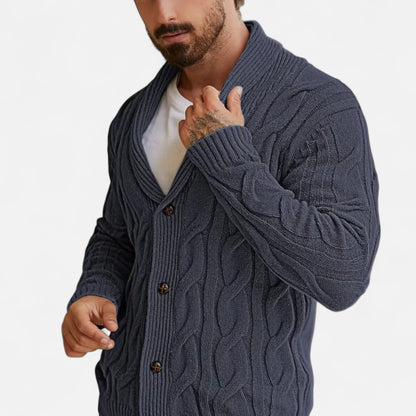 Tavaro | Men’s Geometric Knit Cardigan