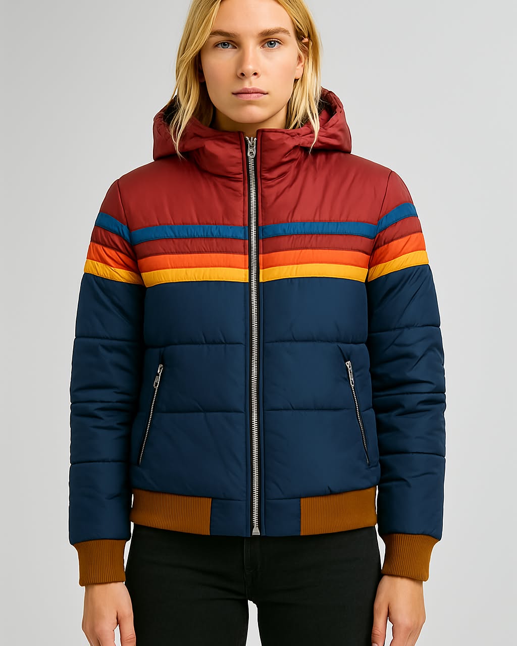 Arleth | Women’s Waterproof Colorblock Puffer Jacket