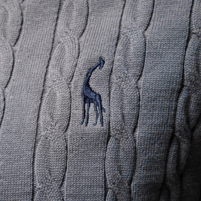 Dunverre | Men’s Cotton Cable Knit Jumper