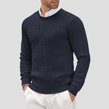 Branwell | Men’s Lightweight Cable Knit Jumper