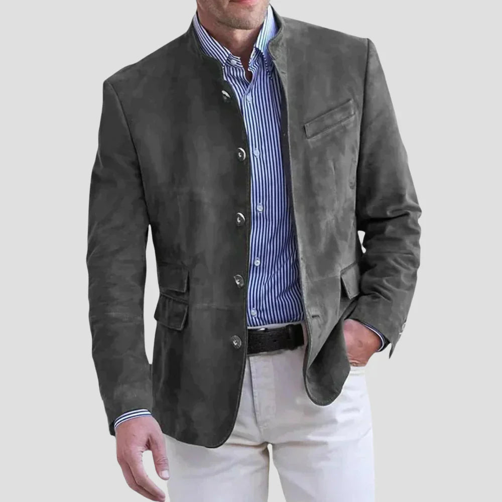 Ashford | Men’s Suede-Look Blazer Jacket