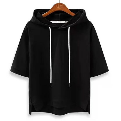Soren | Men’s Short-Sleeve Hooded Cotton Top