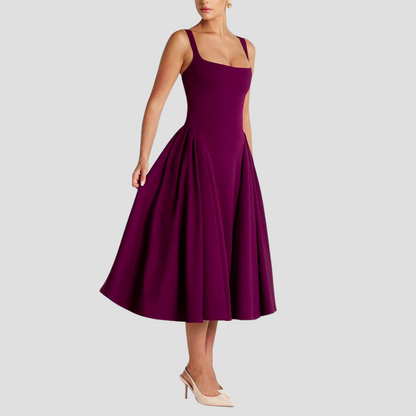 Ardeline | Women’s Elegant Pleated Midi Dress