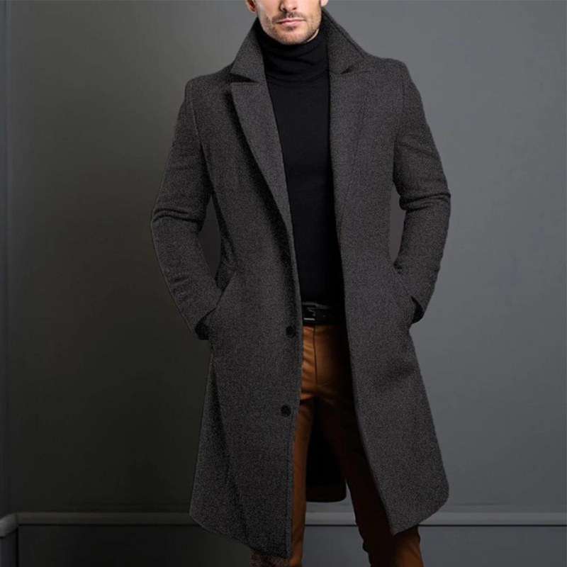 Andrey | Men’s Classic Wool Overcoat