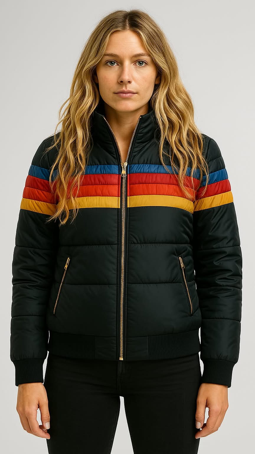 Arleth | Women’s Waterproof Colorblock Puffer Jacket