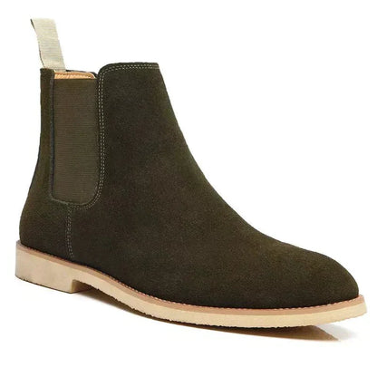 Andrea | Luxury Calf Suede Chelsea Boots