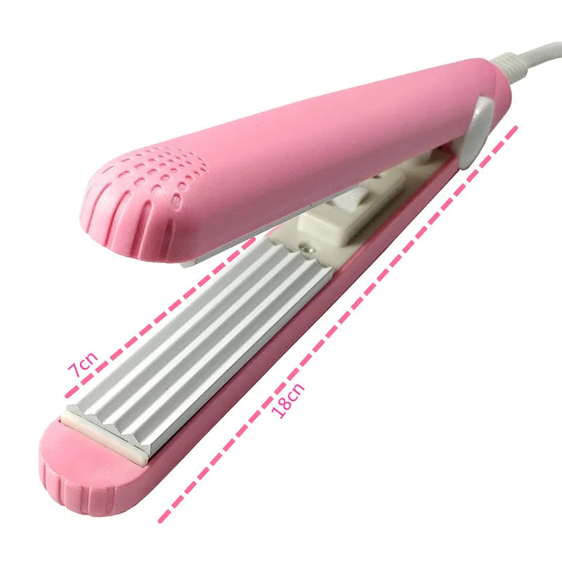 SilkStyle | 2-in-1 Mini Hair Curler & Straightener