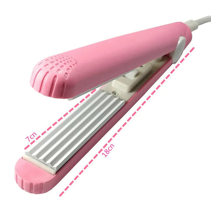 SilkStyle | 2-in-1 Mini Hair Curler & Straightener