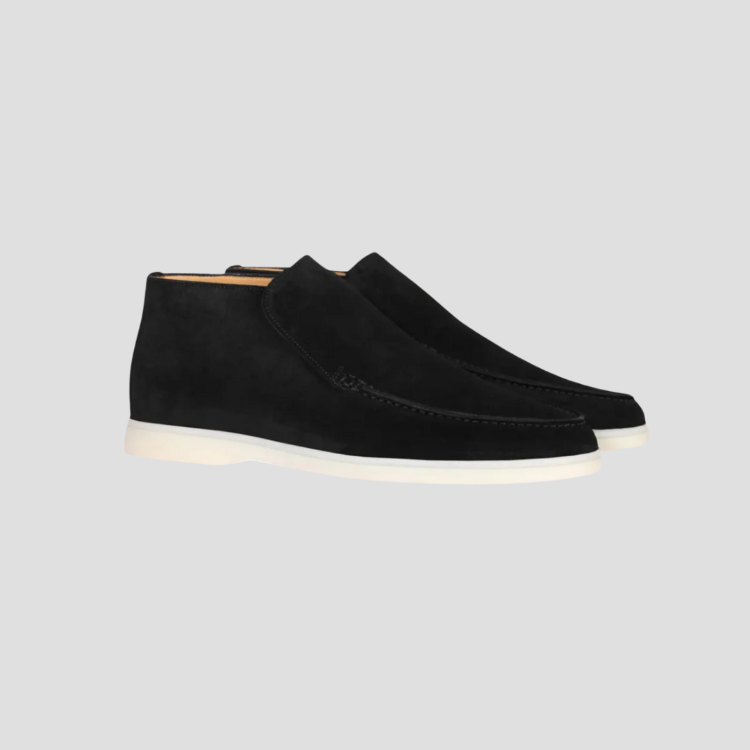 Calverne | Men’s Suede Ankle Loafers