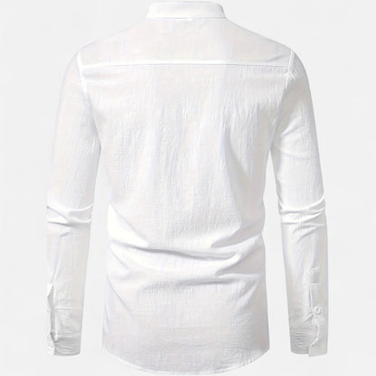 Archer| Men’s Linen Henley Shirt