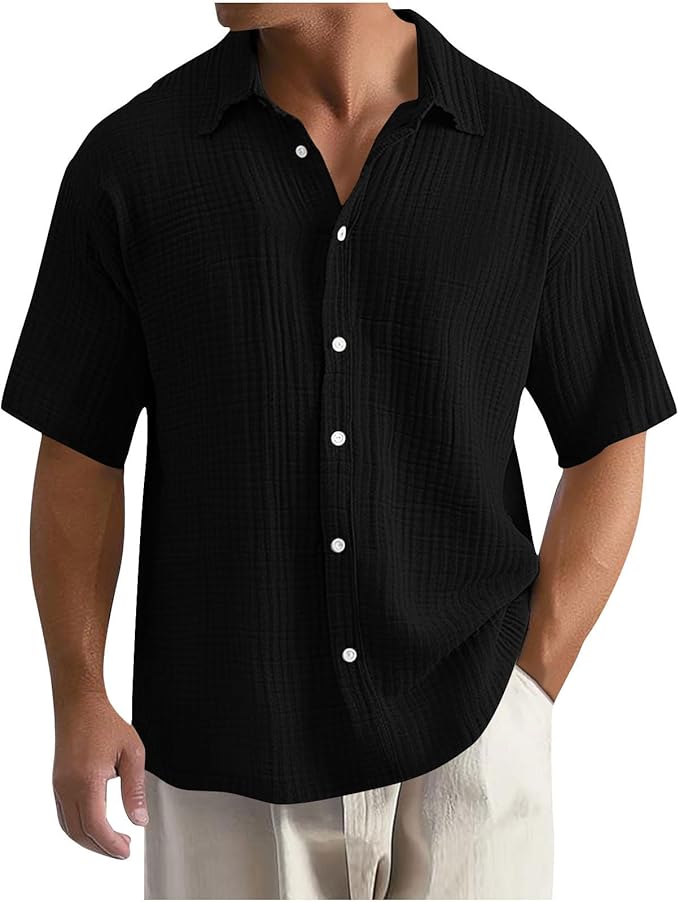 Ardene | Men’s Short-Sleeve Waffle Knit Shirt