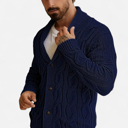 Tavaro | Men’s Geometric Knit Cardigan