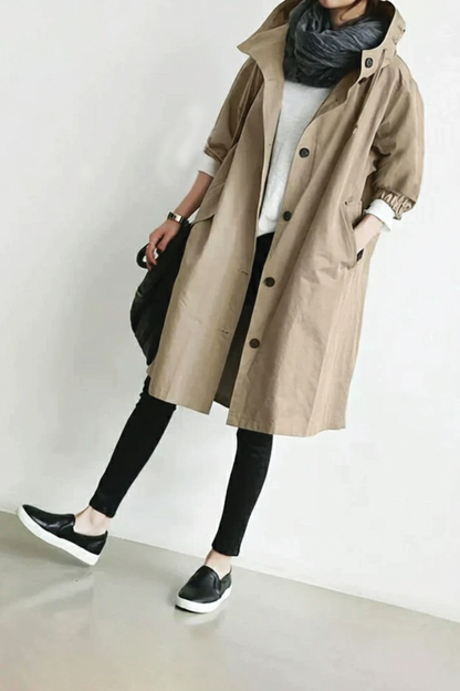 Ximena | Women’s Hooded Trench Coat