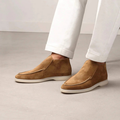 Calverne | Men’s Suede Ankle Loafers