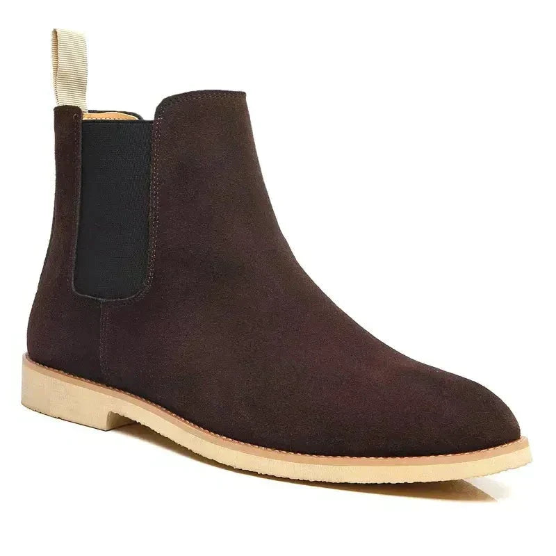 Andrea | Luxury Calf Suede Chelsea Boots