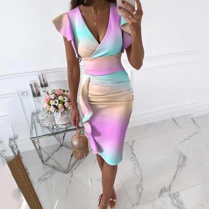 Dorothy | Women’s Elegant Floral Midi Dress