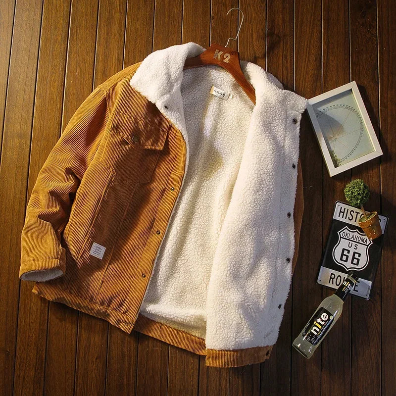 Wesden | Men’s Sherpa-Lined Corduroy Jacket