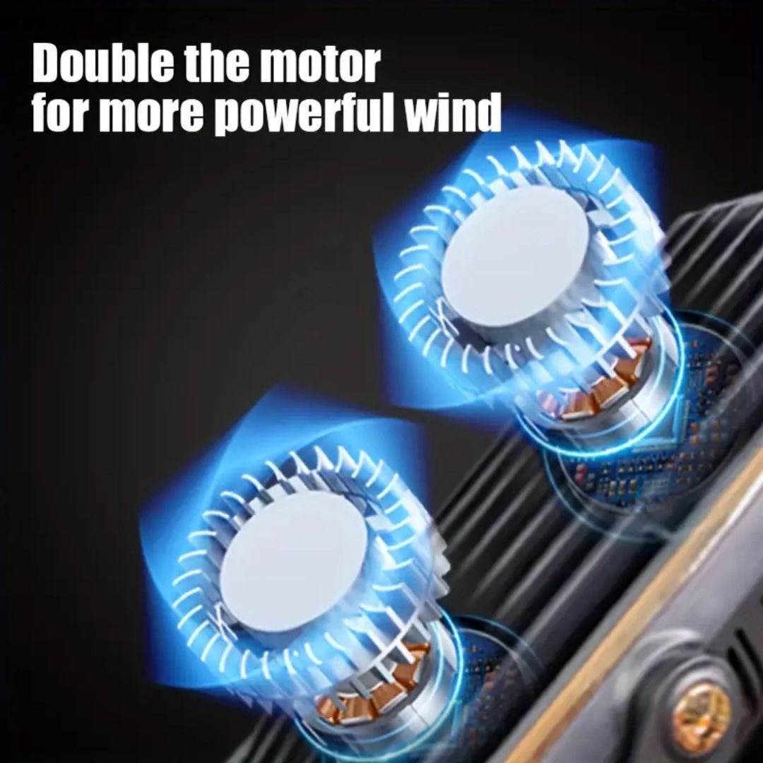 Coolux | Compact Rechargeable Desktop Fan