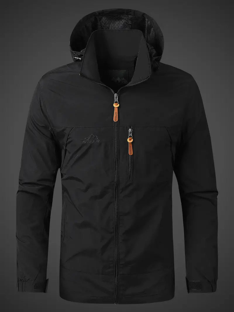 Aziel | Men’s Waterproof Hooded Rain Jacket