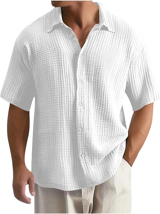 Ardene | Men’s Short-Sleeve Waffle Knit Shirt