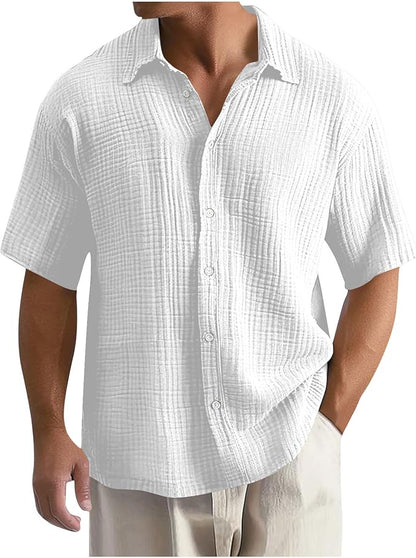 Ardene | Men’s Short-Sleeve Waffle Knit Shirt