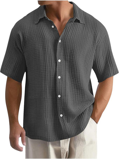 Ardene | Men’s Short-Sleeve Waffle Knit Shirt