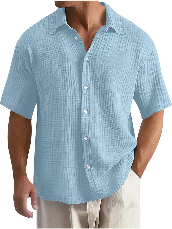 Ardene | Men’s Short-Sleeve Waffle Knit Shirt