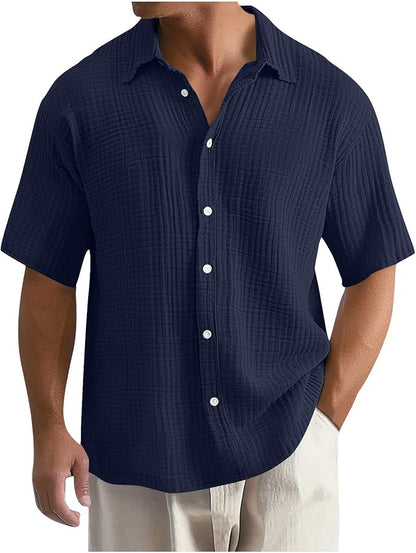 Ardene | Men’s Short-Sleeve Waffle Knit Shirt