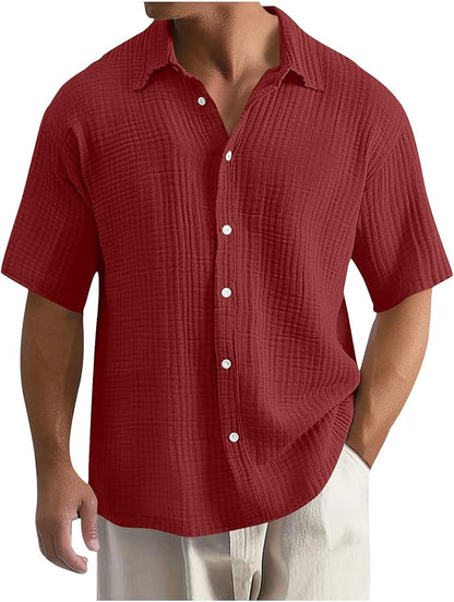 Ardene | Men’s Short-Sleeve Waffle Knit Shirt