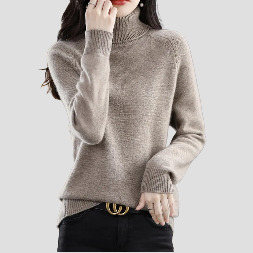 Alverin | Women’s Turtleneck Knit Sweater