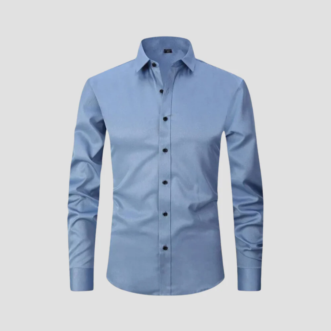 The Corvel | Men’s Fitted Cotton-Blend Shirt