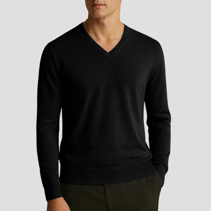 Caerlin | Men’s Pure Cashmere V-Neck Jumper