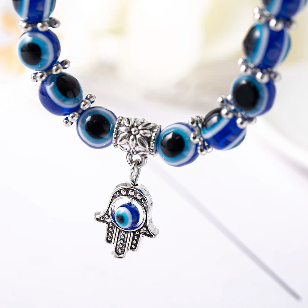 Wyvenna | Unisex Evil Eye Beaded Bracelet & Anklet