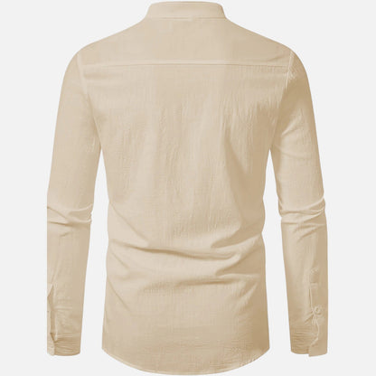 Archer| Men’s Linen Henley Shirt