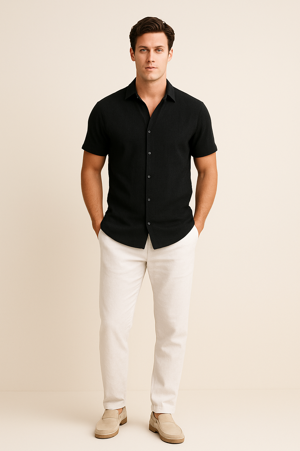 Yorick | Men’s Short Sleeve Button‑Up Shirt