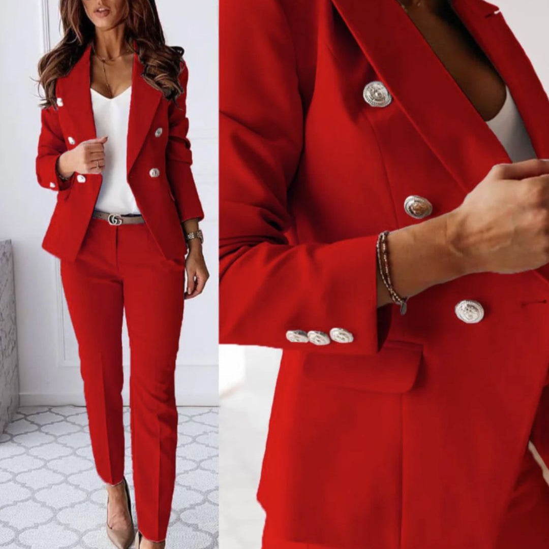 Waverly | Women’s Double‑Breasted Suit Set